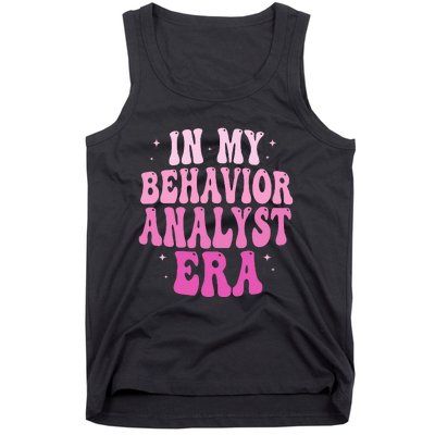 In My Behavior Analyst Era Groovy Applied Behavior Analysis Tank Top