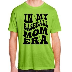 In My Baseball Mom Era Groovy Sport Adult ChromaSoft Performance T-Shirt