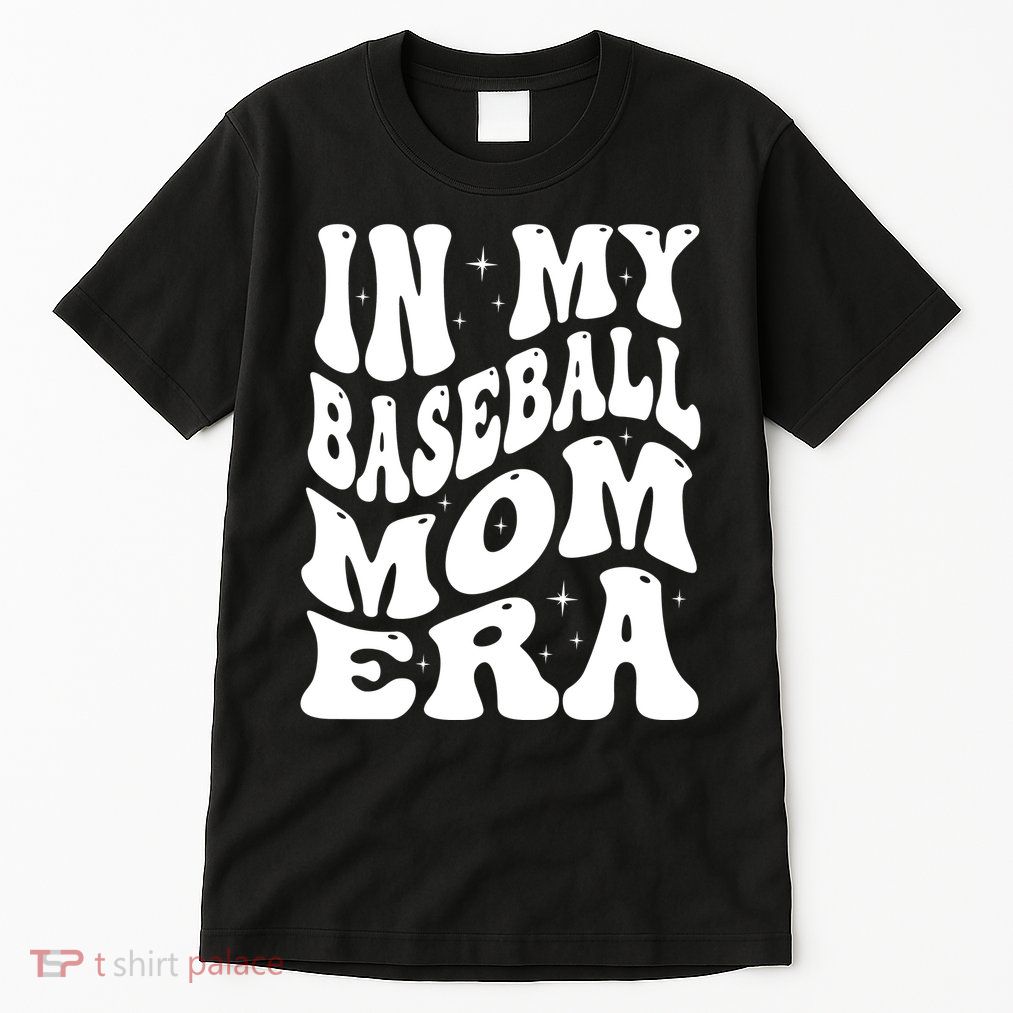 In My Baseball Mom Era Groovy Sport Tall T-Shirt