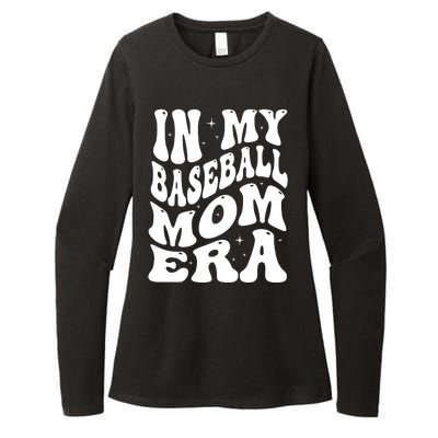 In My Baseball Mom Era Groovy Sport Womens CVC Long Sleeve Shirt