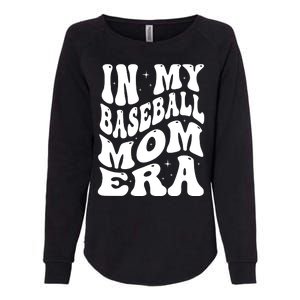 In My Baseball Mom Era Groovy Sport Womens California Wash Sweatshirt