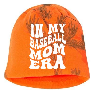 In My Baseball Mom Era Groovy Sport Kati - Camo Knit Beanie