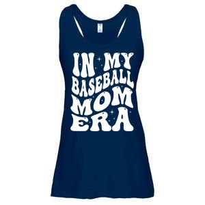 In My Baseball Mom Era Groovy Sport Ladies Essential Flowy Tank