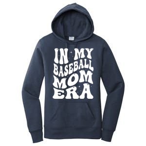 In My Baseball Mom Era Groovy Sport Women's Pullover Hoodie