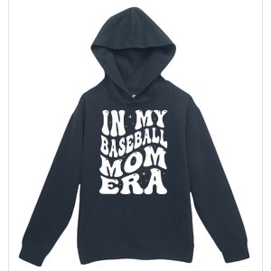 In My Baseball Mom Era Groovy Sport Urban Pullover Hoodie