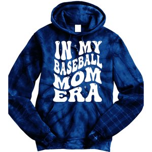 In My Baseball Mom Era Groovy Sport Tie Dye Hoodie