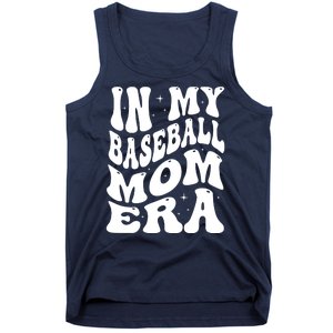 In My Baseball Mom Era Groovy Sport Tank Top