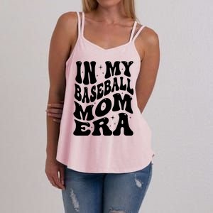 In My Baseball Mom Era Groovy Sport Women's Strappy Tank