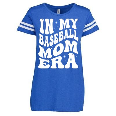 In My Baseball Mom Era Groovy Sport Enza Ladies Jersey Football T-Shirt