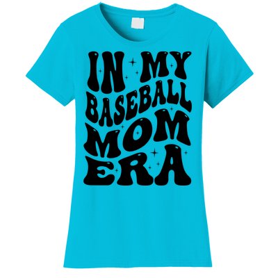 In My Baseball Mom Era Groovy Sport Women's T-Shirt