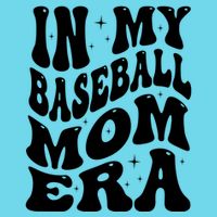 In My Baseball Mom Era Groovy Sport Women's V-Neck T-Shirt