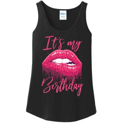 Its My Birthday For Women Gift For Mom Wife Gigi Birthday Ladies Essential Tank