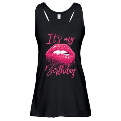 Its My Birthday For Women Gift For Mom Wife Gigi Birthday Ladies Essential Flowy Tank