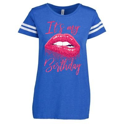 Its My Birthday For Women Gift For Mom Wife Gigi Birthday Enza Ladies Jersey Football T-Shirt