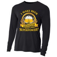 I Make Beer Disappear What's Your Superpower Cooling Performance Long Sleeve Crew