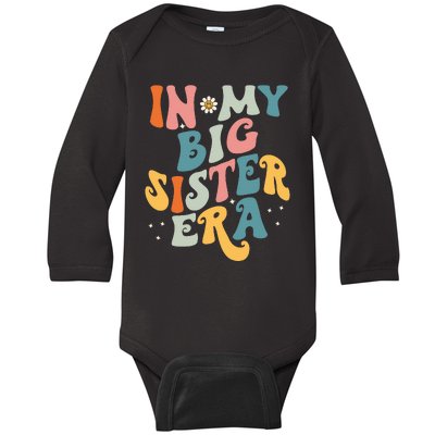 In My Big Sis Era Baby  Big Sister  Baby Long Sleeve Bodysuit