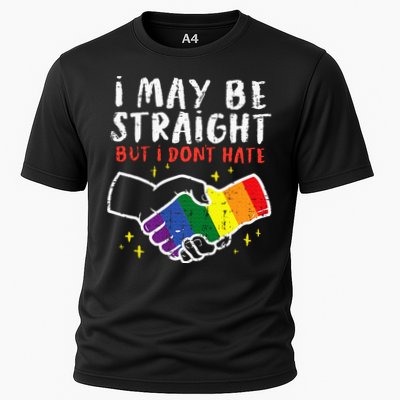 I May Be Straight But I Dont Hate G.A.Y Pride Flag L.G.B.T.Q Ally Performance Shirt