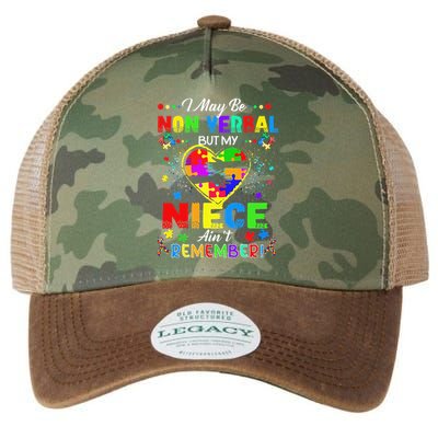 I May Be Non Verbal But My NieceAint Remember That Autism Legacy Tie Dye Trucker Hat