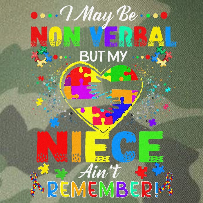 I May Be Non Verbal But My NieceAint Remember That Autism Legacy Tie Dye Trucker Hat
