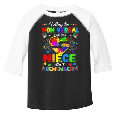 I May Be Non Verbal But My NieceAint Remember That Autism Toddler Fine Jersey T-Shirt