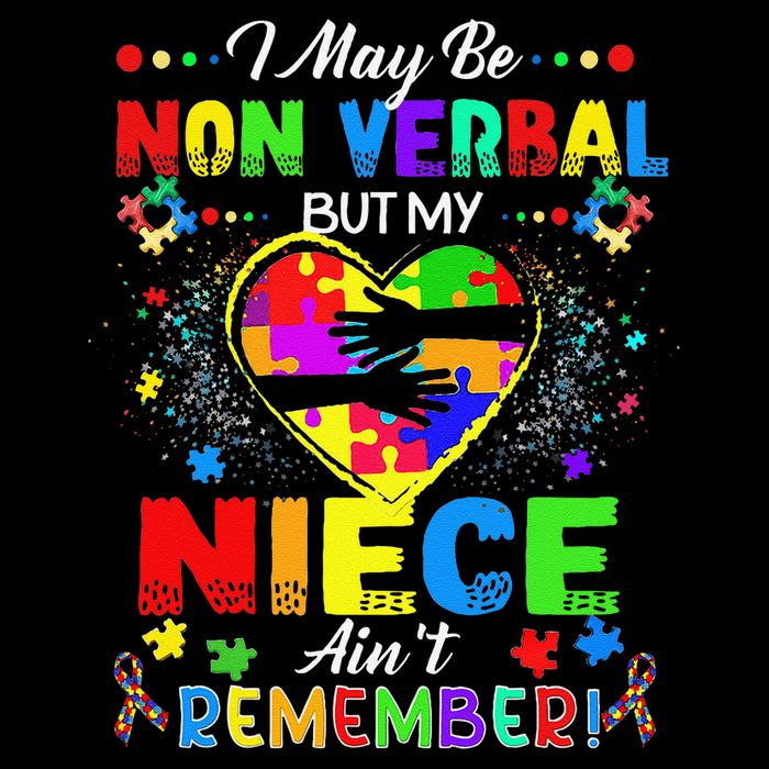 I May Be Non Verbal But My NieceAint Remember That Autism Short Acrylic Beanie