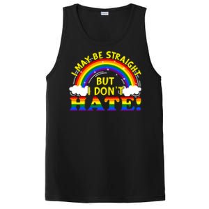 I May Be Straight But I Dont Hate Lgbt Funny Gay Lesbian Gift PosiCharge Competitor Tank