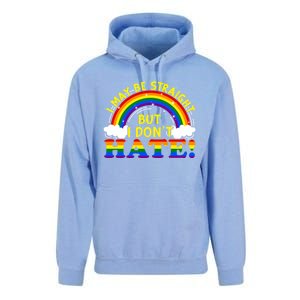 I May Be Straight But I Dont Hate Lgbt Funny Gay Lesbian Gift Unisex Surf Hoodie