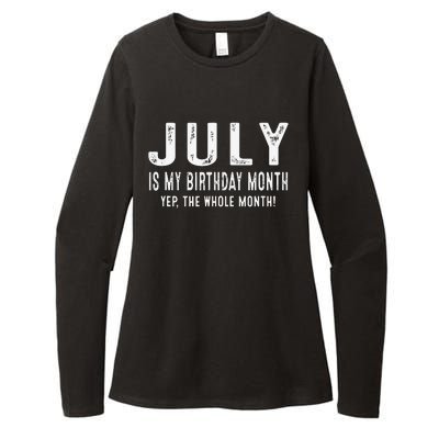 its my birthday july birthday Womens CVC Long Sleeve Shirt