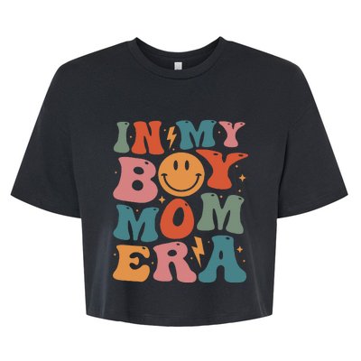 In My Boy Mom Era Bella+Canvas Jersey Crop Tee