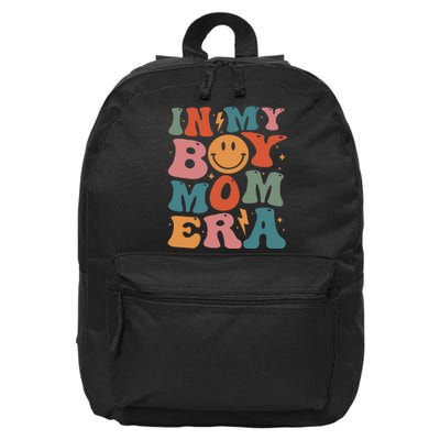 In My Boy Mom Era 16 in Basic Backpack