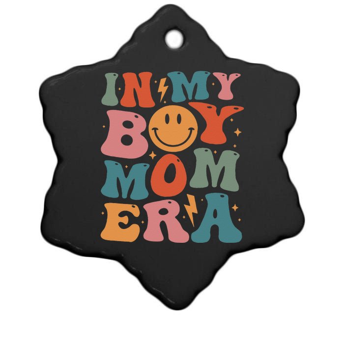 In My Boy Mom Era Ceramic Star Ornament