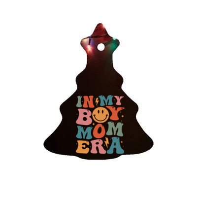 In My Boy Mom Era Ceramic Tree Ornament