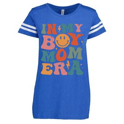 In My Boy Mom Era Enza Ladies Jersey Football T-Shirt