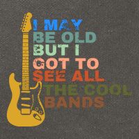 I May Be Old But I Got To See All The Cool Bands Cotton Canvas Backpack