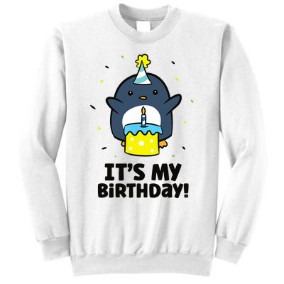 It's My Birthday! Cute Birthday Penguin Sweatshirt