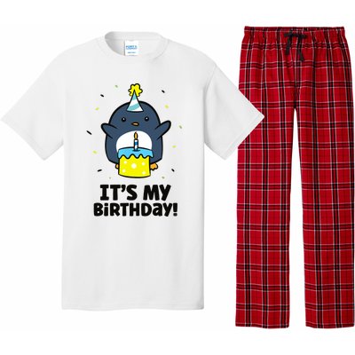 It's My Birthday! Cute Birthday Penguin Pajama Set