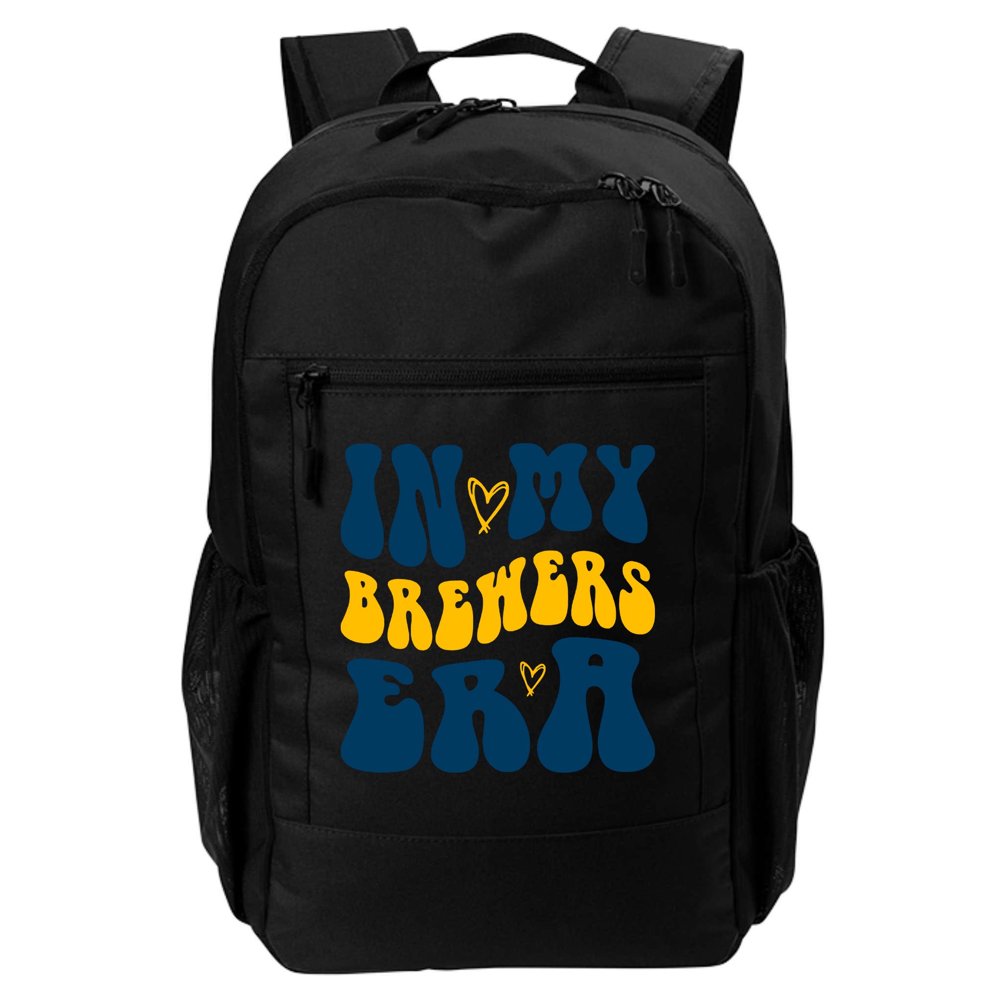 In My Brewers Era Milwaukee Baseball Lover Backpack