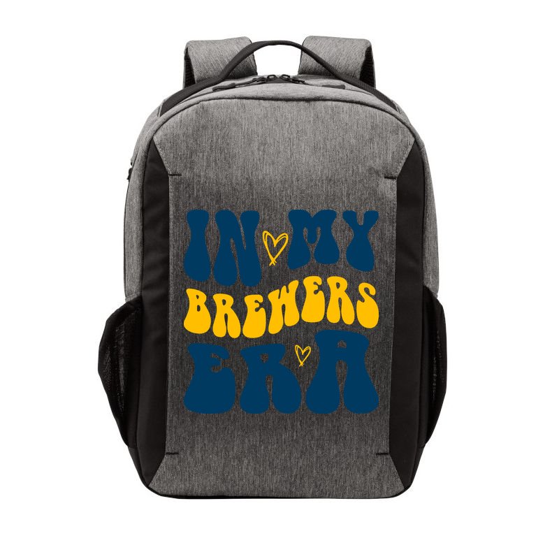 In My Brewers Era Milwaukee Baseball Lover Vector Backpack