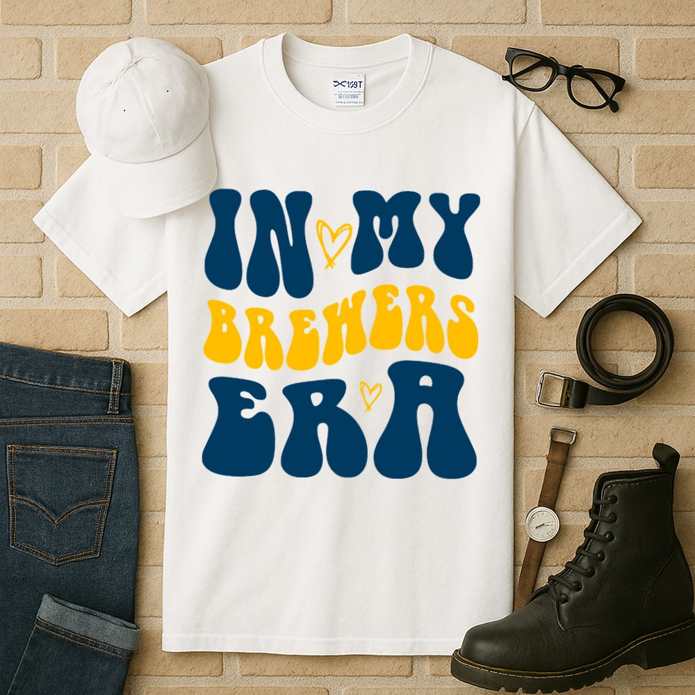 In My Brewers Era Milwaukee Baseball Lover Tall T-Shirt