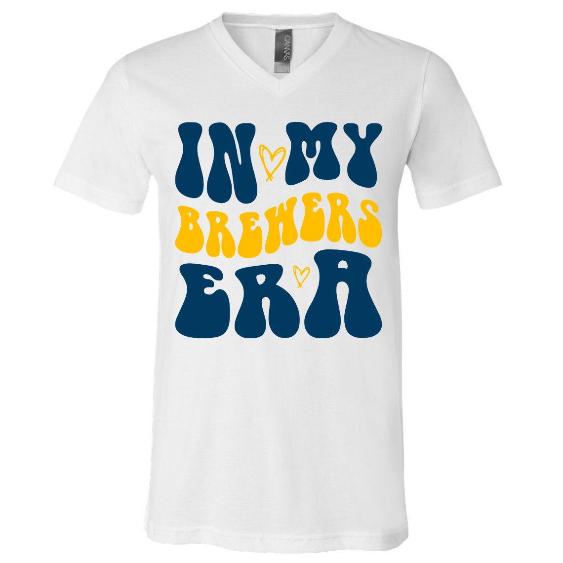 In My Brewers Era Milwaukee Baseball Lover V-Neck T-Shirt