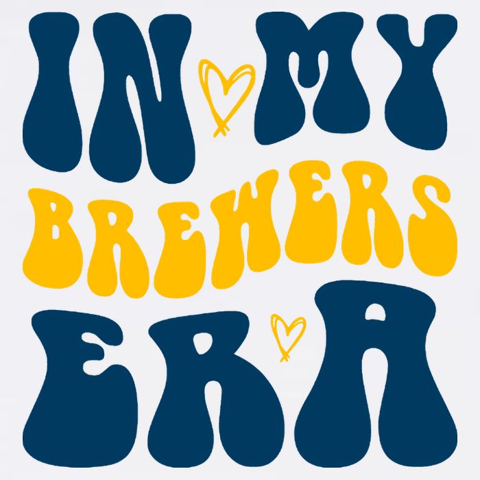 In My Brewers Era Milwaukee Baseball Lover Women's V-Neck T-Shirt