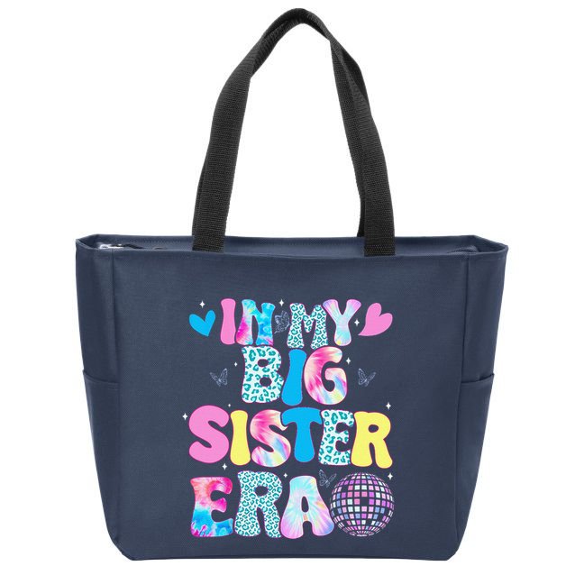 In My Big Sister Era Cute To Be A Big Sister Zip Tote Bag