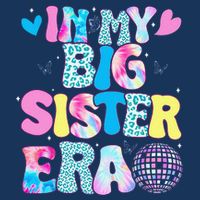 In My Big Sister Era Cute To Be A Big Sister Zip Tote Bag