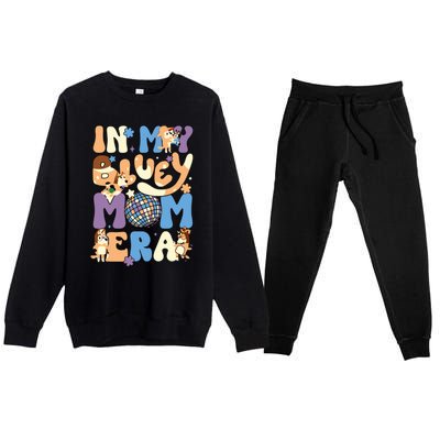 In My Blue Mom Era Premium Crewneck Sweatsuit Set