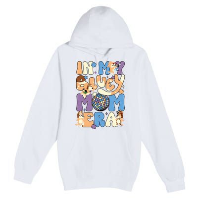 In My Blue Mom Era Premium Pullover Hoodie