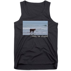 I May Be Stupid Funny Tank Top