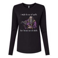 I Might Be Out Of Spells But IM Not Out Of Shells Up Womens Cotton Relaxed Long Sleeve T-Shirt