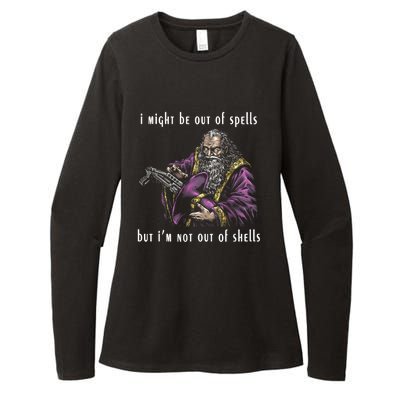 I Might Be Out Of Spells But IM Not Out Of Shells Up Womens CVC Long Sleeve Shirt