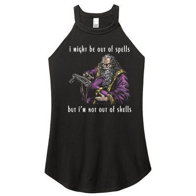 I Might Be Out Of Spells But IM Not Out Of Shells Up Women's Perfect Tri Rocker Tank