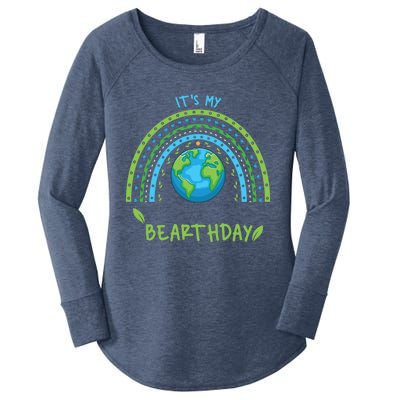 It’s My Bearthday Earth Day April 22 Birthday Party Gift Women's Perfect Tri Tunic Long Sleeve Shirt